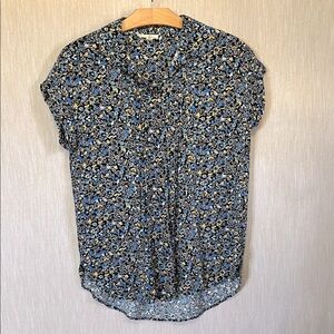 Button down Floral Blouse